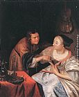 Carousing Couple by Frans van Mieris